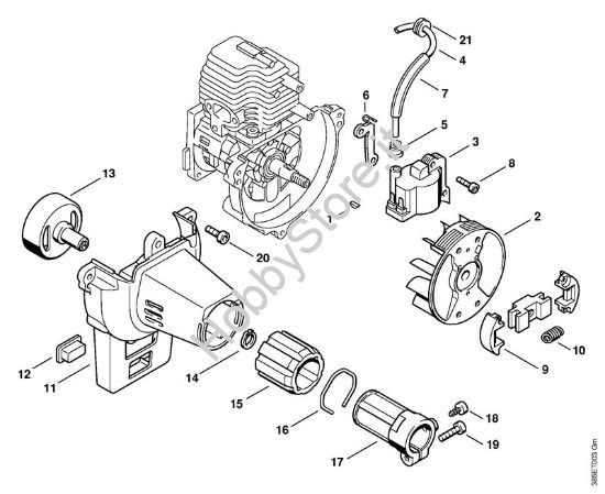 Impianto di accesione, Frizione FC 72 FC 72 brand Stihl